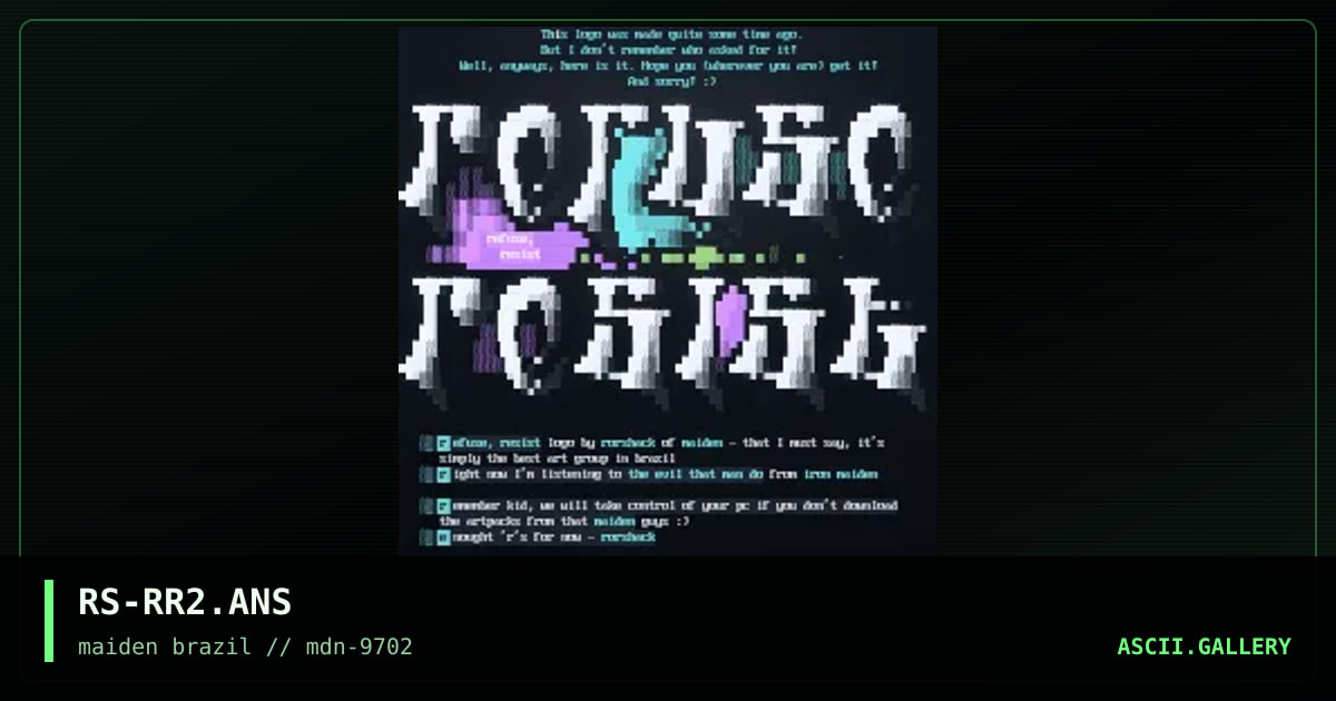 refuse, resist, by rorshack, 1997