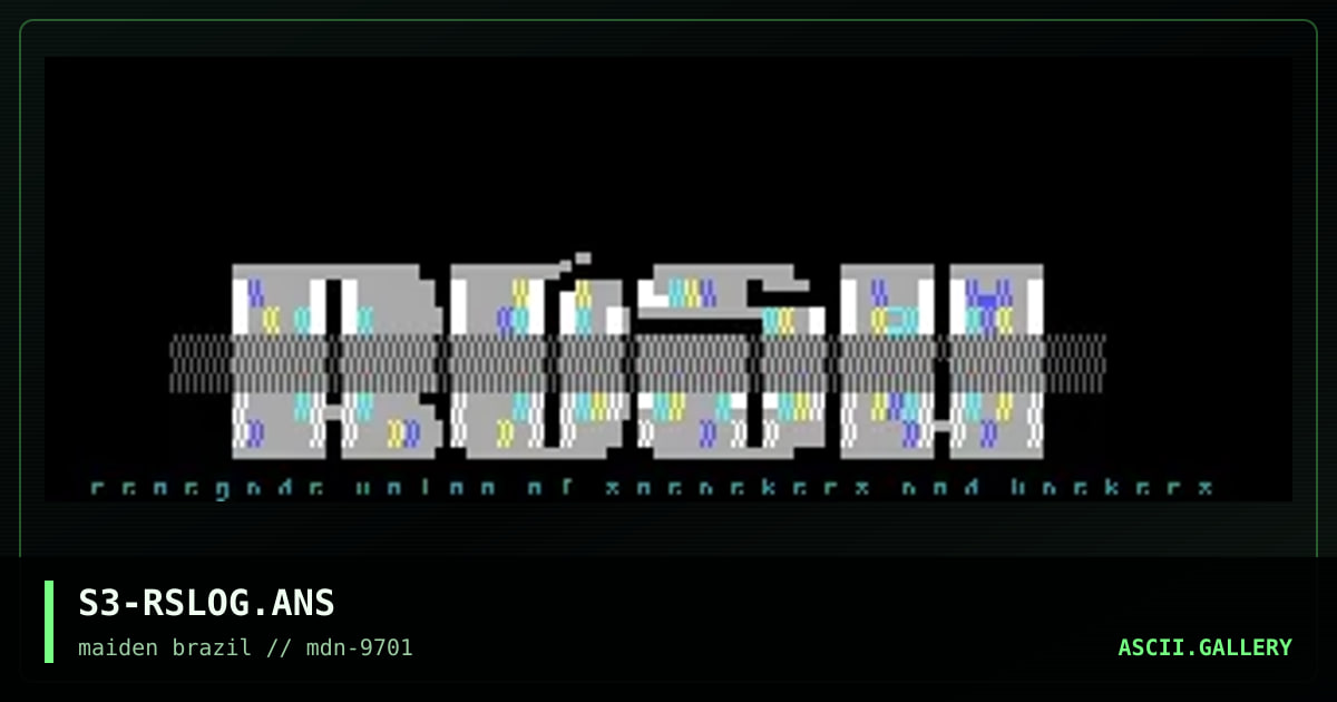 RuSH logo (2), by suicide solution, 1997