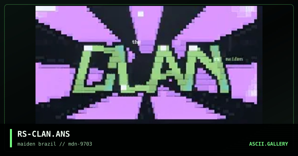 clan!, by rorshack, 1997