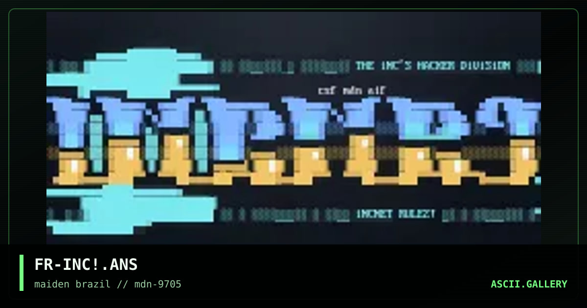 iNCNEt LoGO..., by fear prophet, 1997