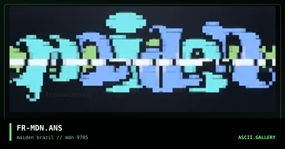Maiden Logo..., by fear prophet, 1997