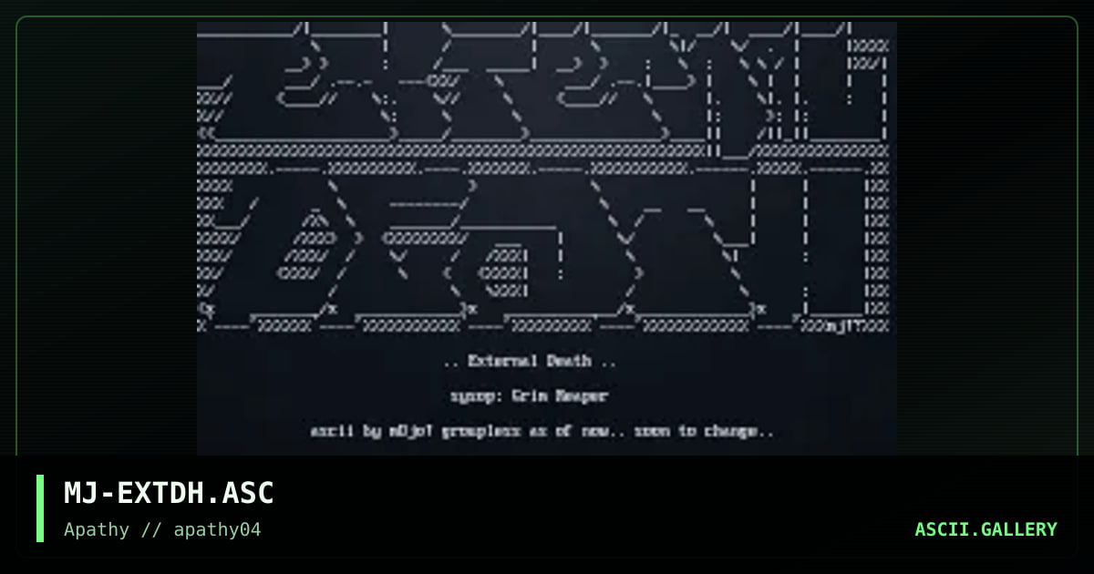 External Death, by mojo, 1995