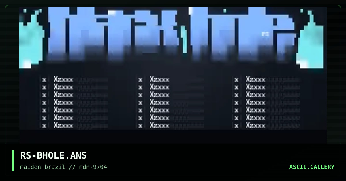 black hole menu, won't you come?, by rorshack, 1997