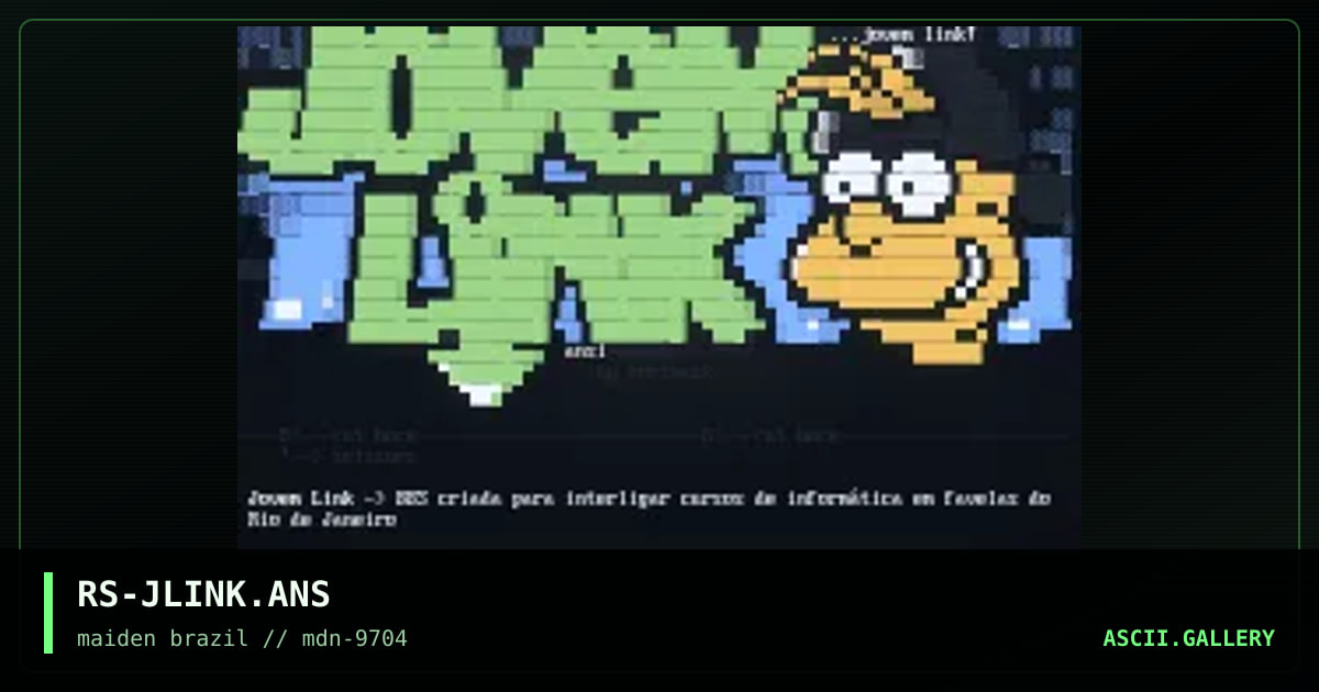 jovem link!, by rorshack, 1997