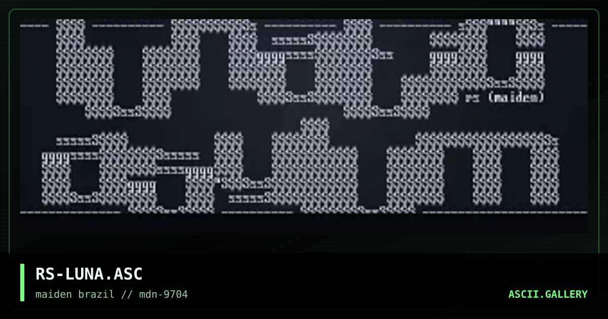 lunascii asylum, by rorshack, 1997