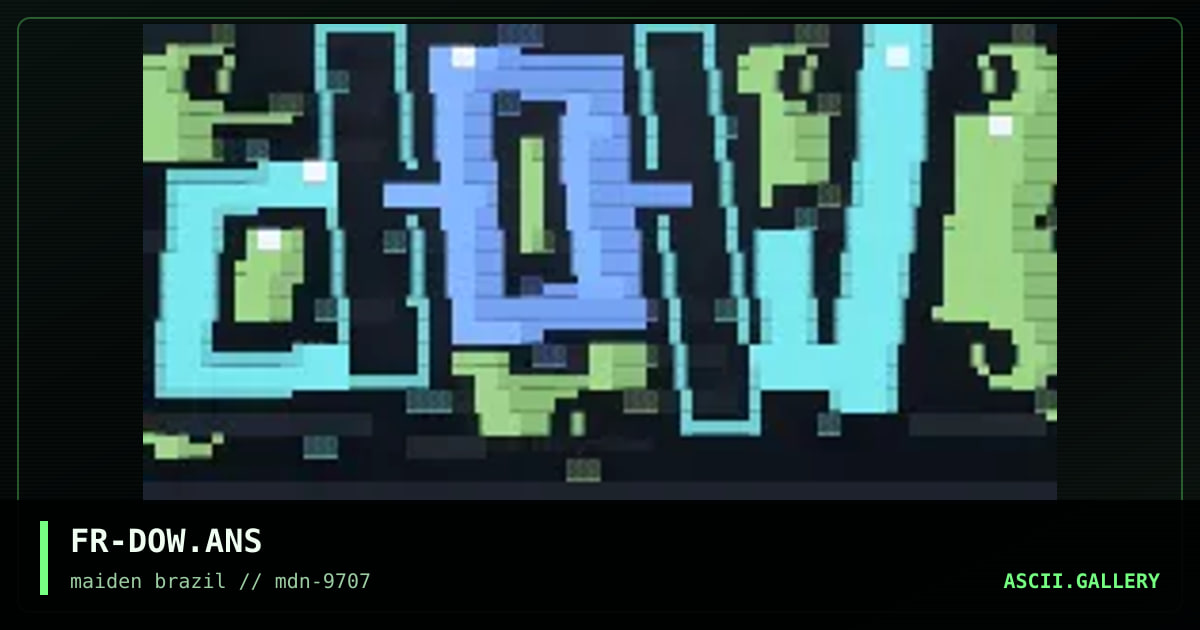 dOw logo, by fear prophet, 1997