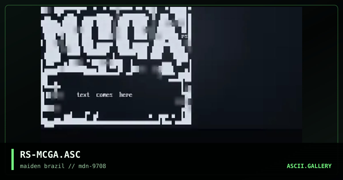 mcga font constructor's file_id.diz, by rorshack, 1997