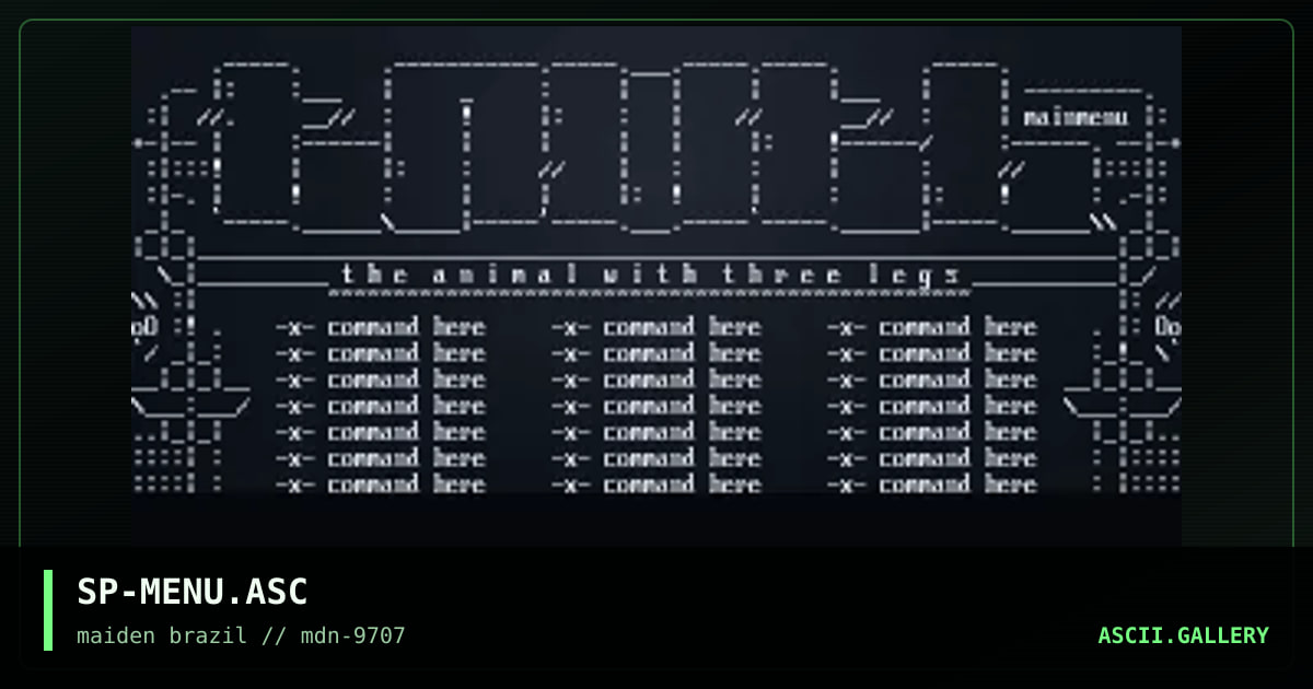 Tawtl Menu, by sphinx, 1997
