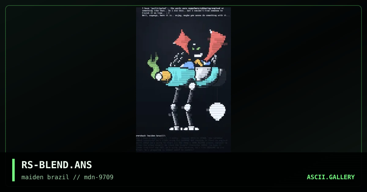 blender #40 entry, by rorshack, 1997