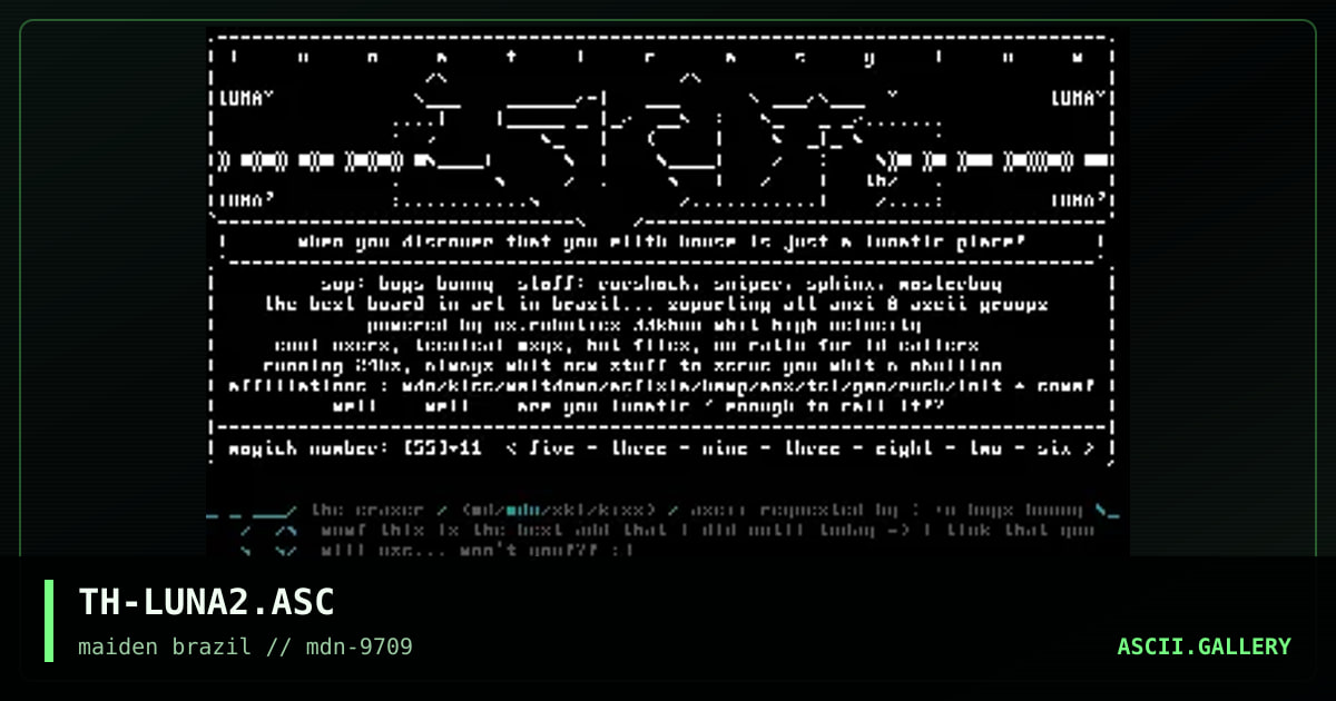 luna ² 2, by the eraser, 1997