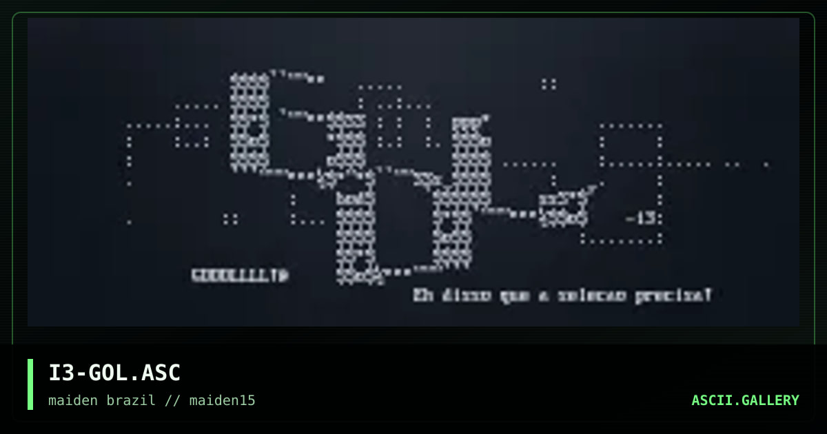 goolll, by islayer, 1998