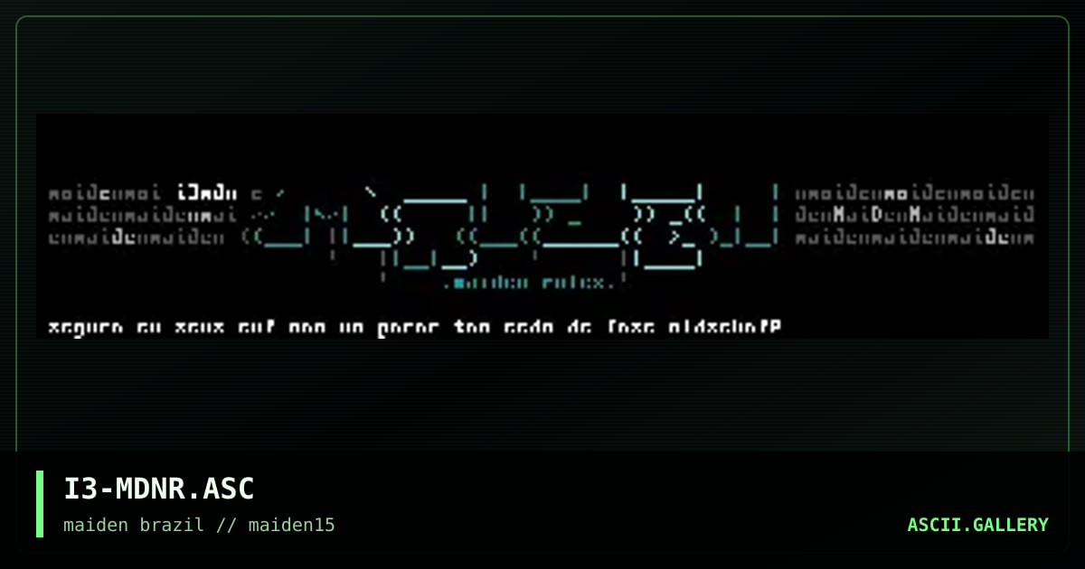 maidenruls!, by islayer, 1998