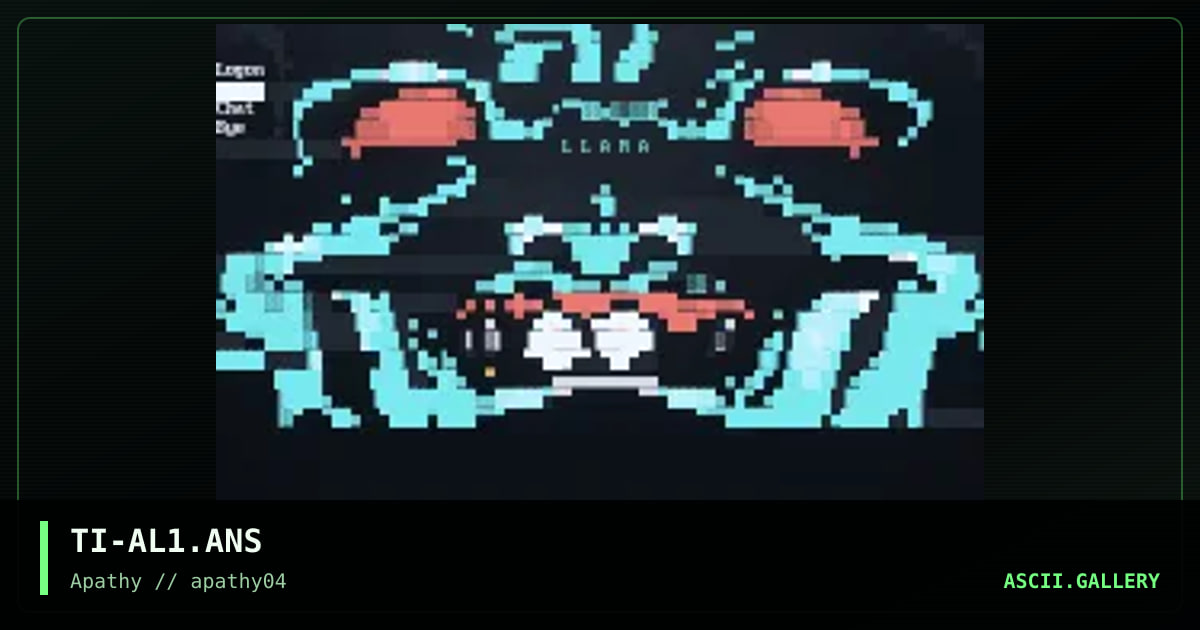 The Angry Llama (again), by trip, 1995
