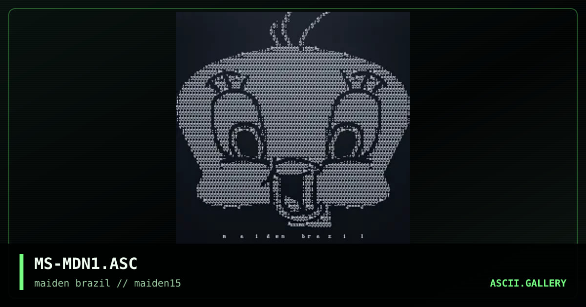 MS-MDN1.ASC, by metamorphosis, 1998