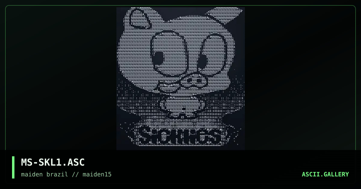 MS-SKL1.ASC, by metamorphosis, 1998