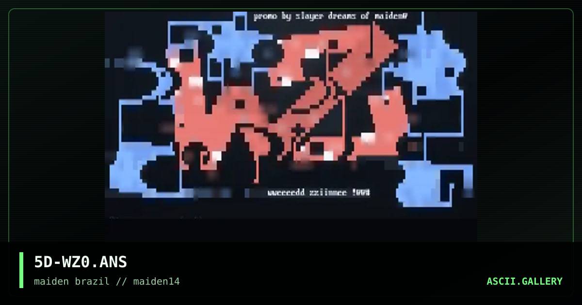 weed zine ansi!@, by slayer dreams, 1997