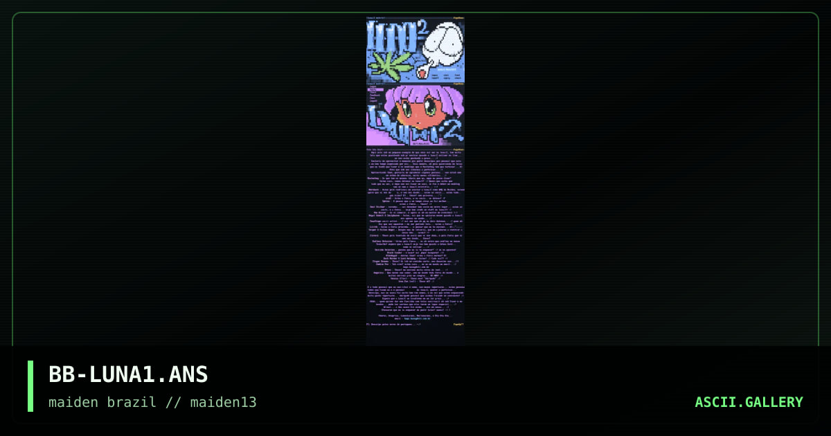 Lunatic /2, by bugs bunny, 1997