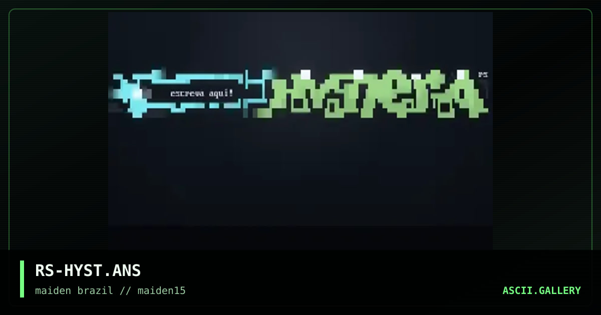 hysteria article divider, by rorshack, 1998
