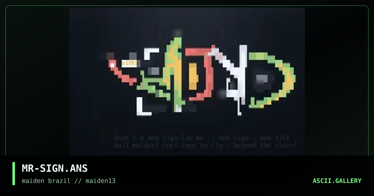 MR-SIGN.ANS, by minotaur, 1997