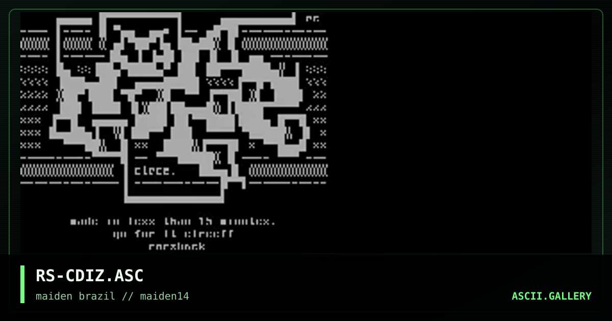 antes tardito do que nunquita, by rorshack, 1997