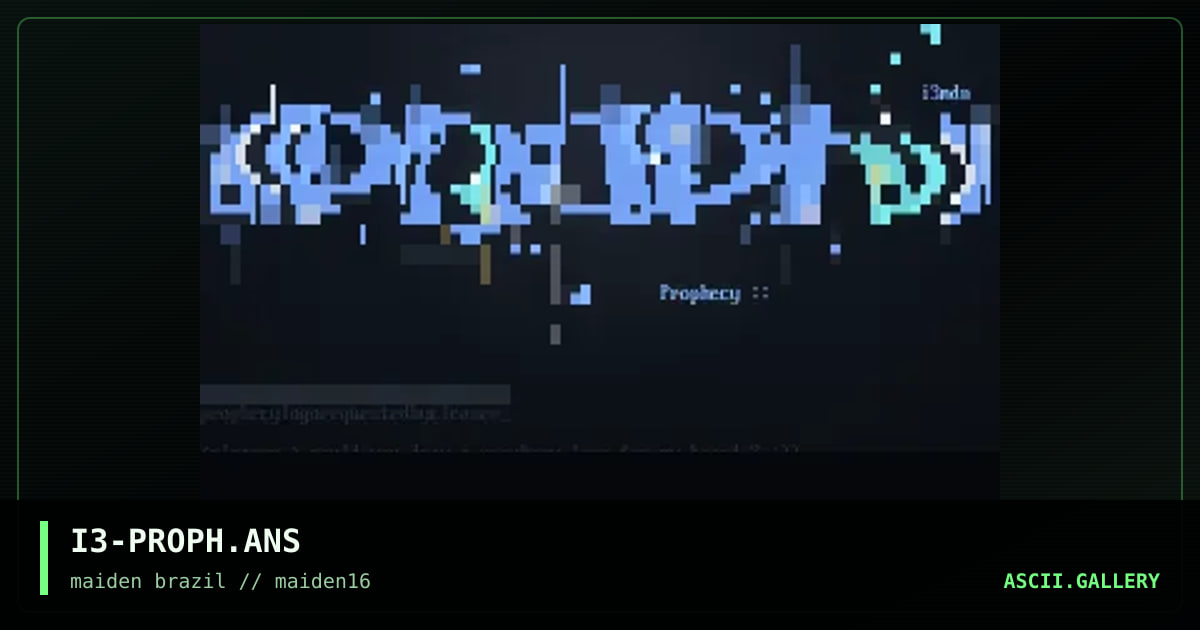 prophecy board, by islayer, 1998