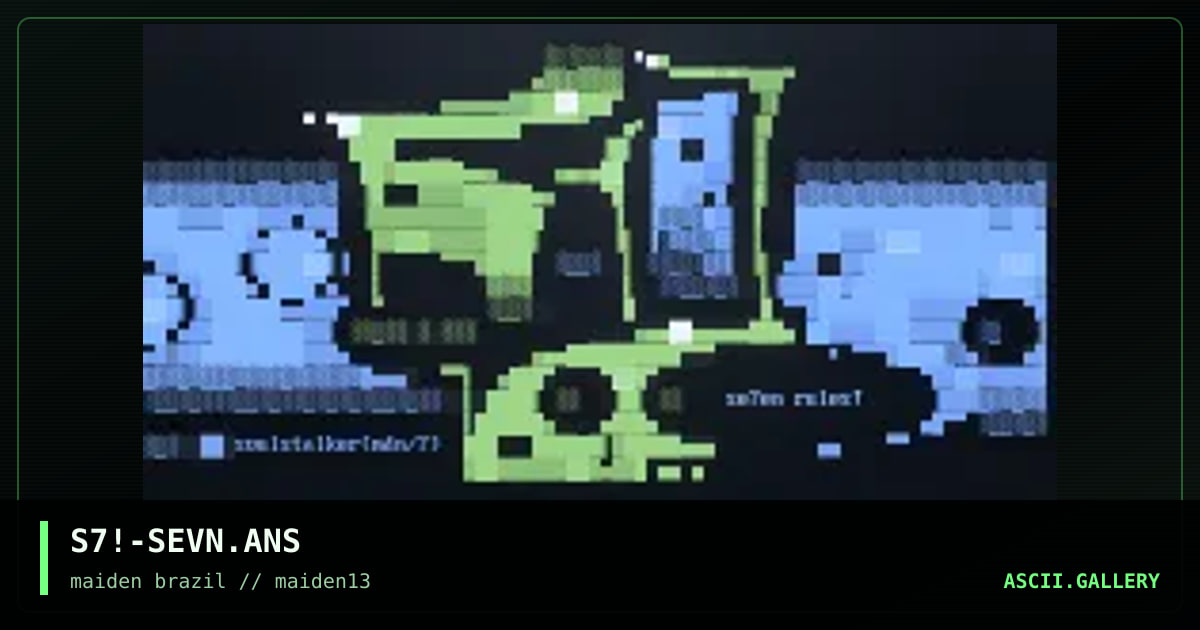 Seven rules!, by soulstalker, 1997