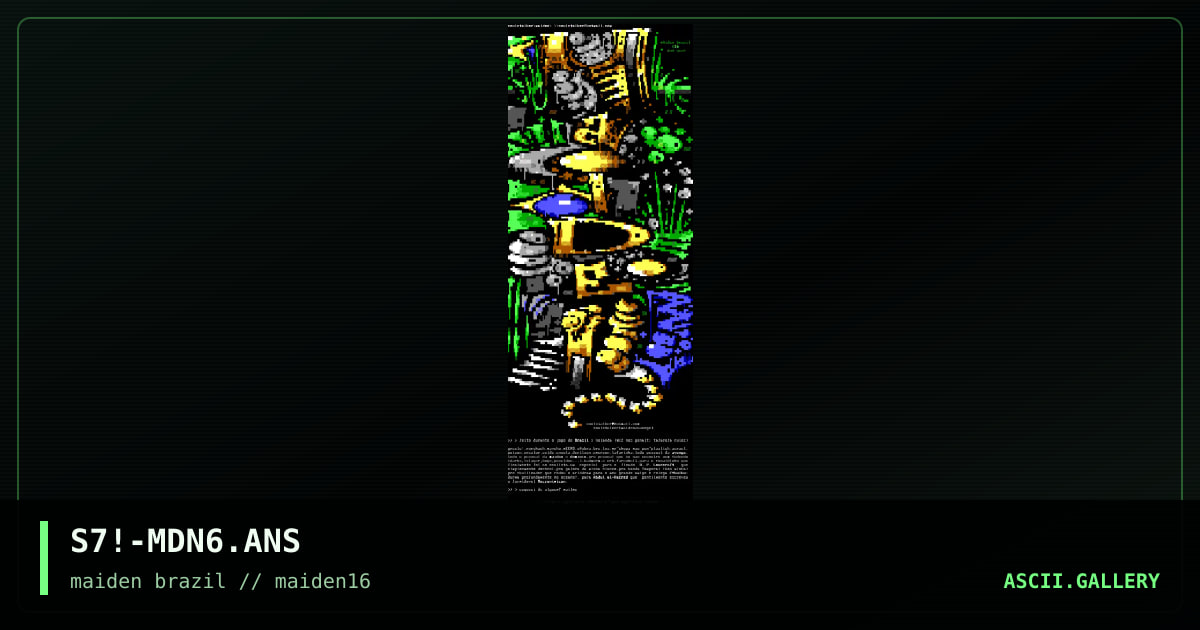 maiden rules, by soulstalker, 1998