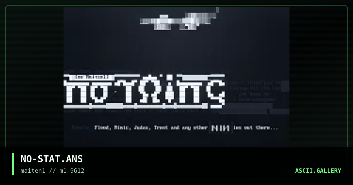 Static, by nothing, 1996