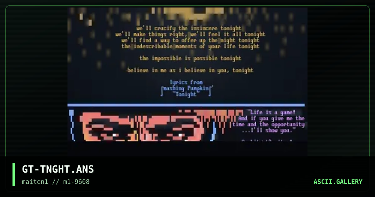 100% Original Gambit ANSI, by gambit, 1996