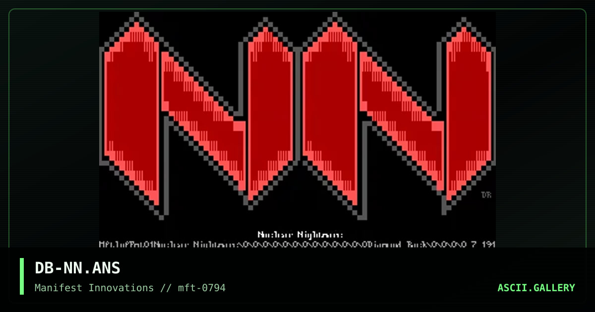 DB-NN.ANS, by diamond back, 1994