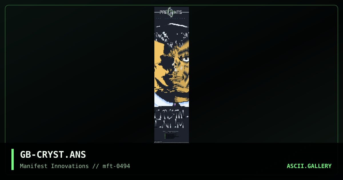 GB-CRYST.ANS, by gambit, 1994