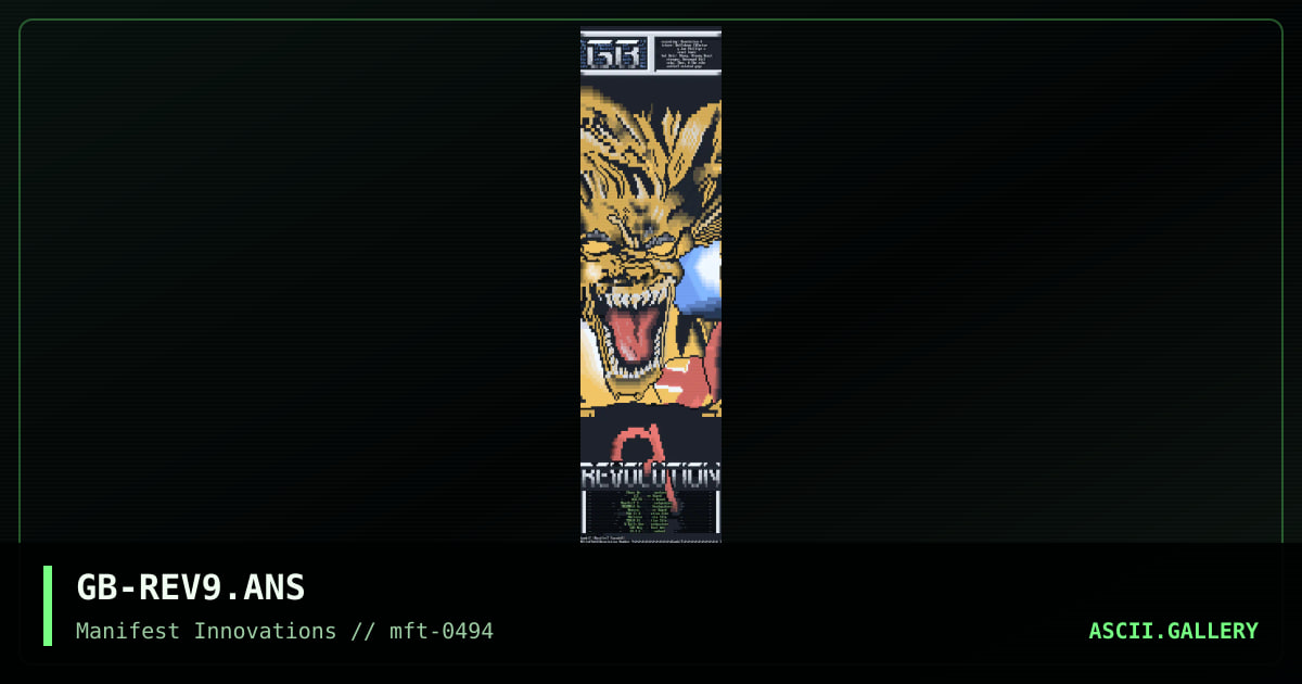 GB-REV9.ANS, by gambit, 1994