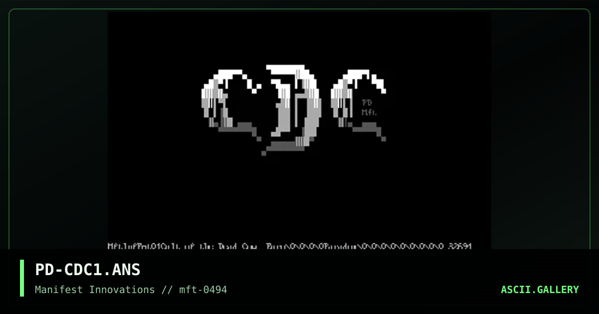PD-CDC1.ANS, by paradox, 1994