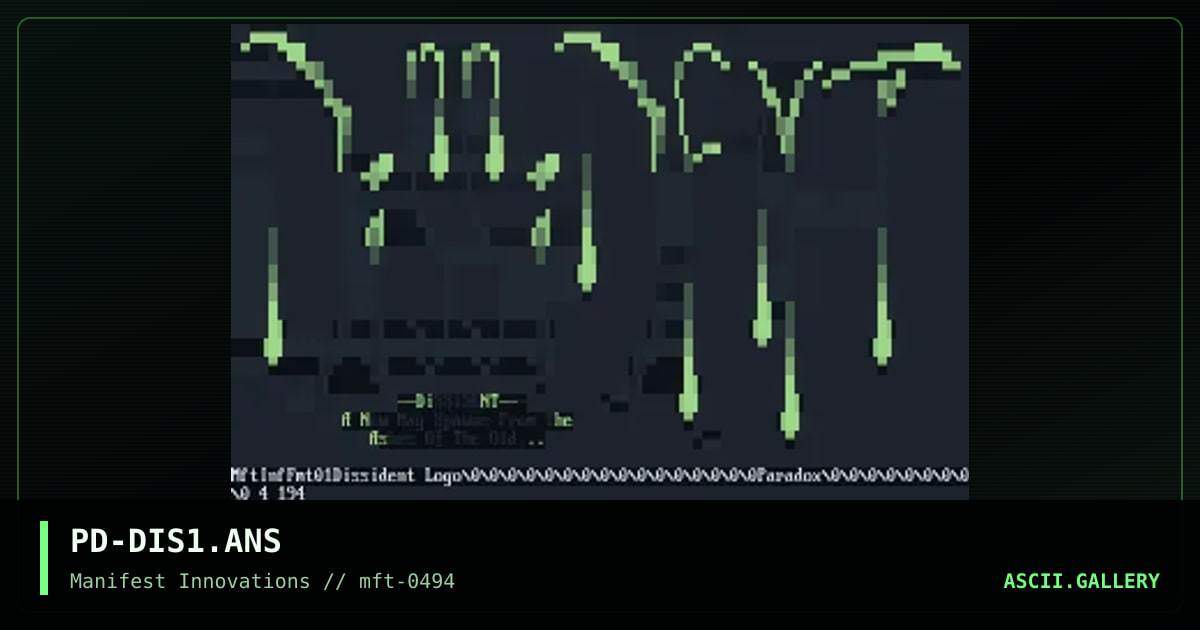 PD-DIS1.ANS, by paradox, 1994