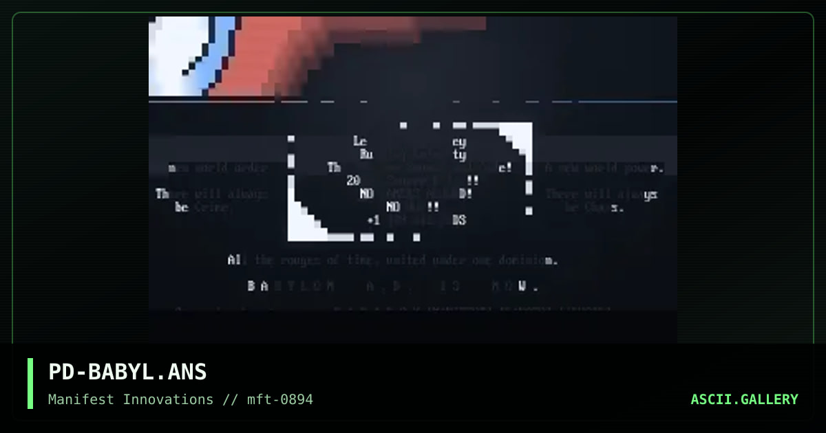 Babylon A.D., by paradox, 1994