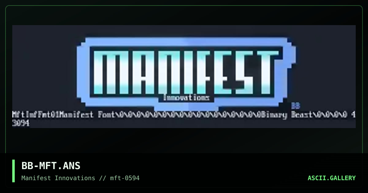 BB-MFT.ANS, by binary beast, 1994