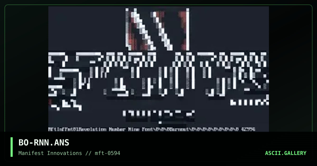 BO-RNN.ANS, by burnout-manifest, 1994