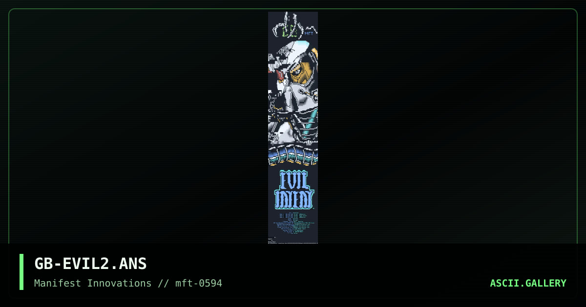 GB-EVIL2.ANS, by gambit, 1994