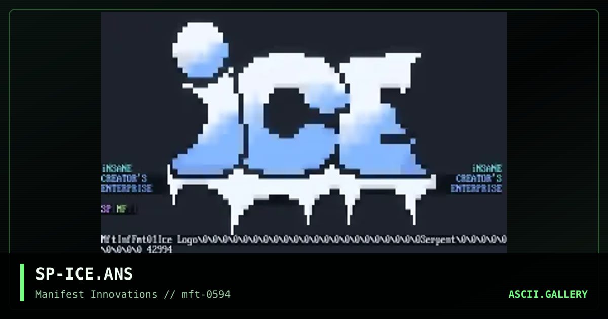 SP-ICE.ANS, by serpent, 1994