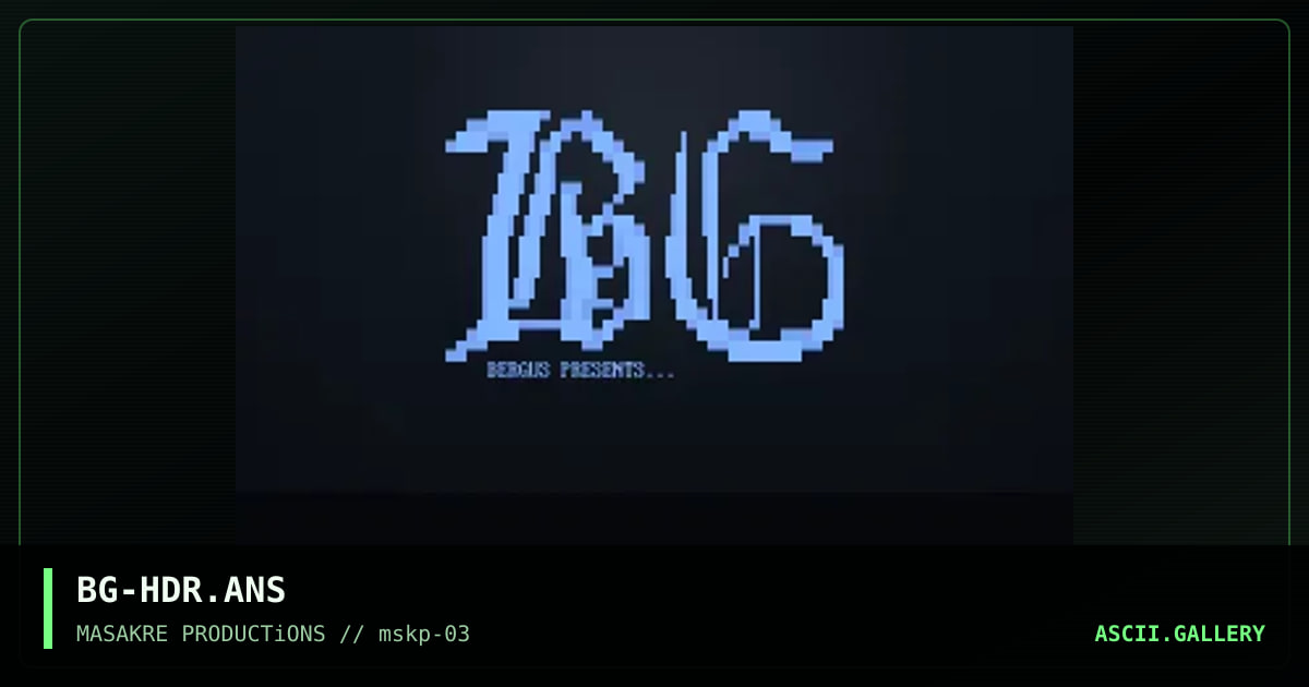 My Header ;), by bergus, 1996