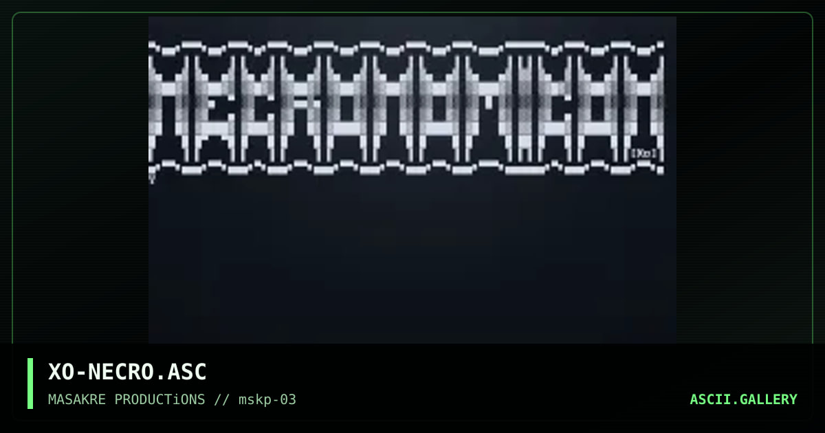 NeCRoNoMiCoN vvS, by xose, 1996