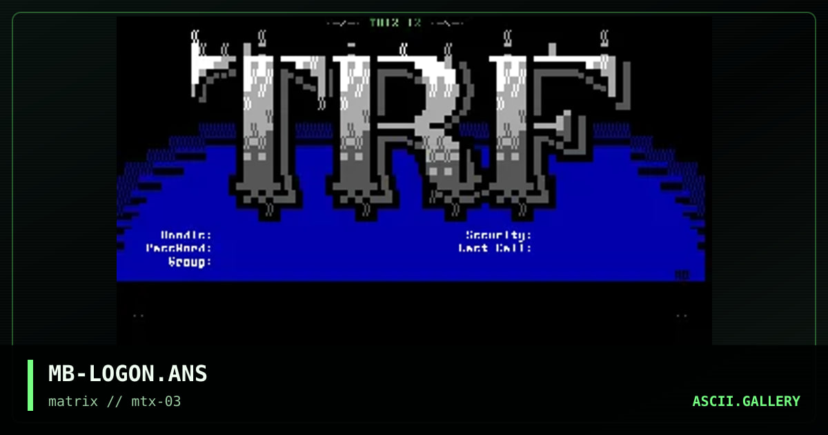 The Rave Factory - LogOn, by madbit, 1995