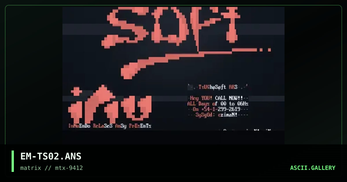 TruchoSoft 2, by eziman, 1994