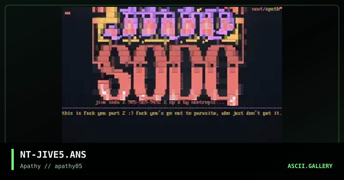 Jive Soda #5 (905-569-9492), by nootropic, 1995