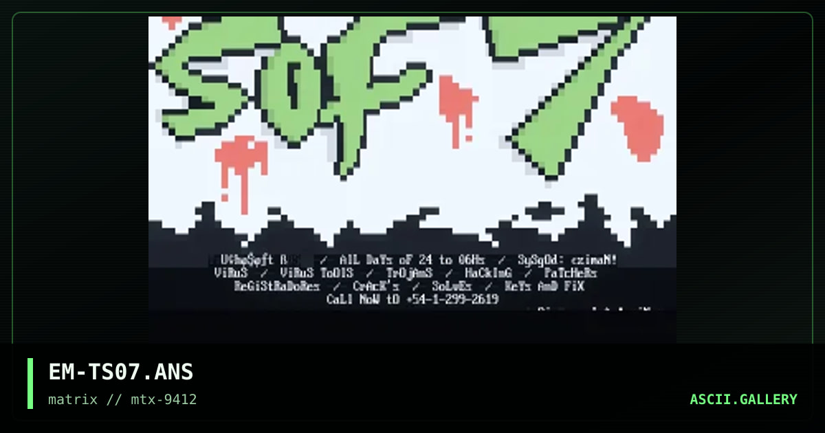TruchoSoft 7, by eziman, 1994
