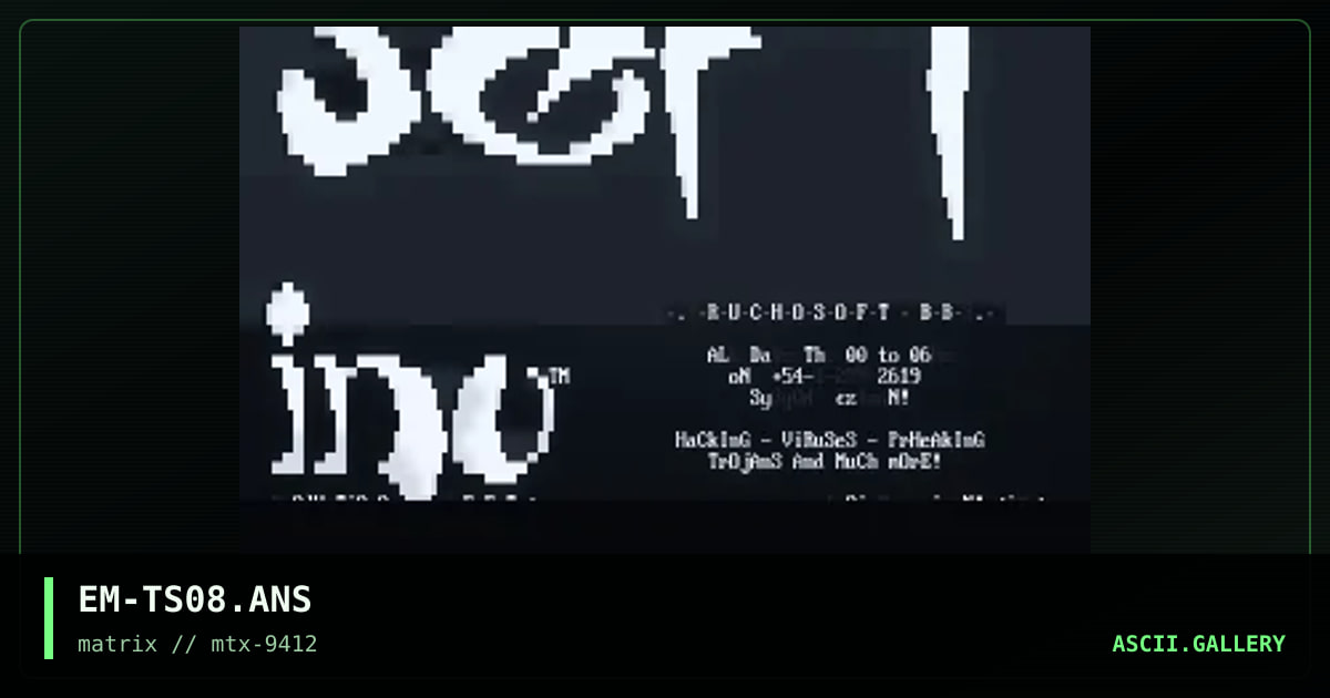 TruchoSoft 8, by eziman, 1994