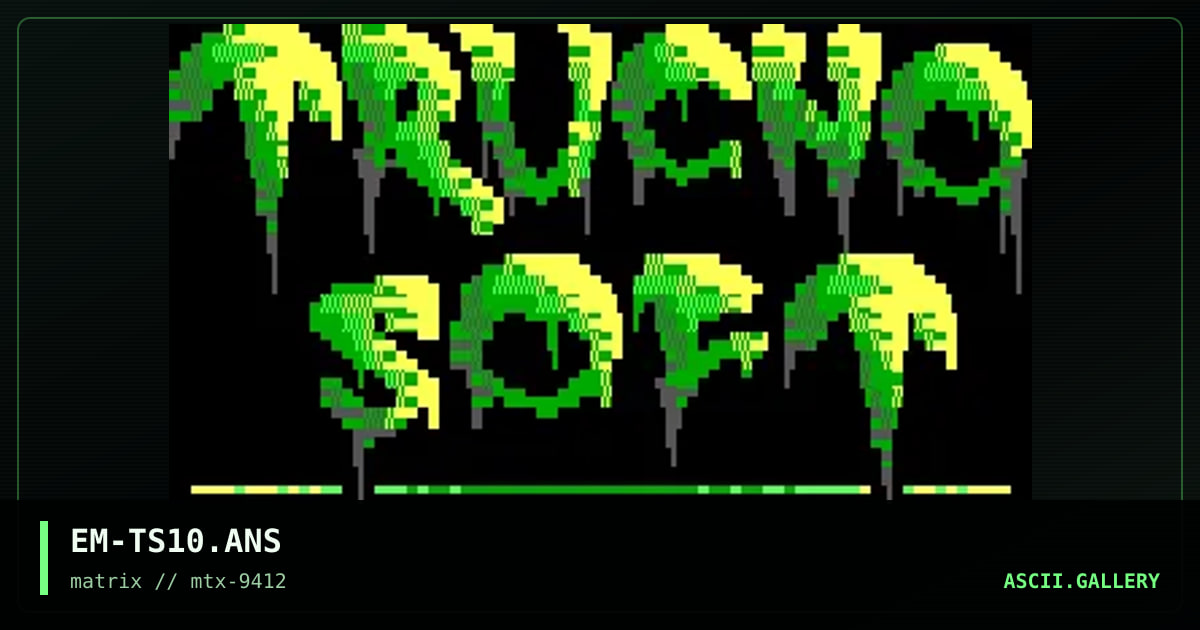 TruchoSoft 10, by eziman, 1994