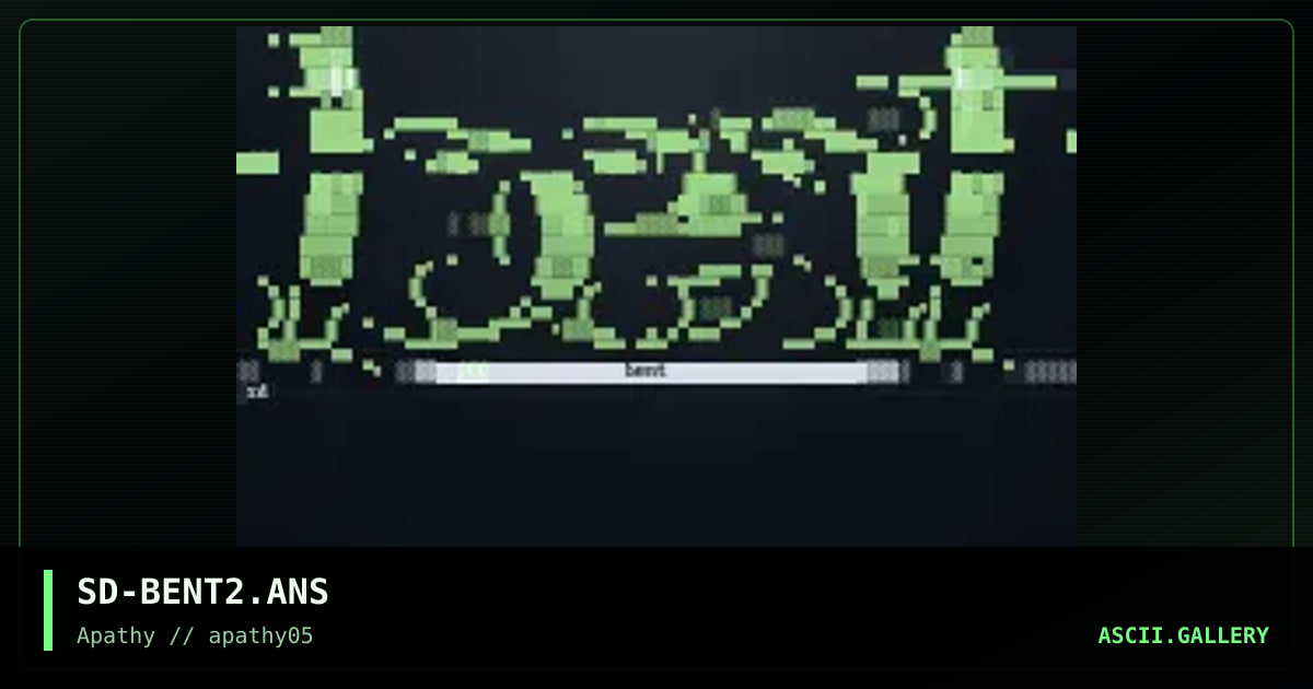 Bent, by sirdeath, 1995