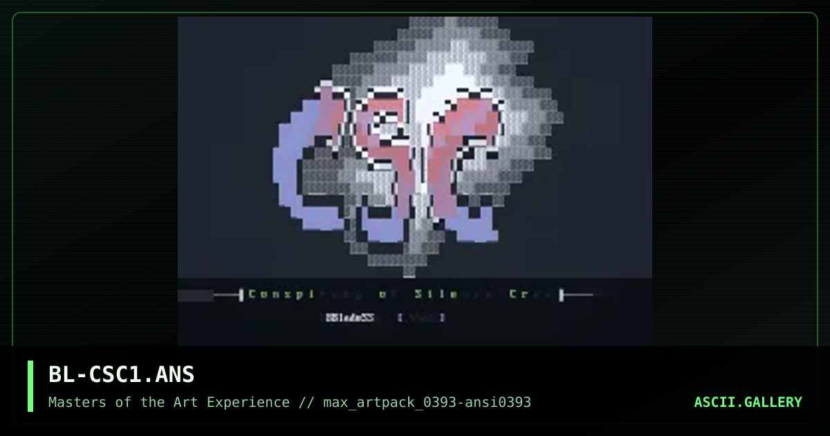 BL-CSC1.ANS, by blades, 1993