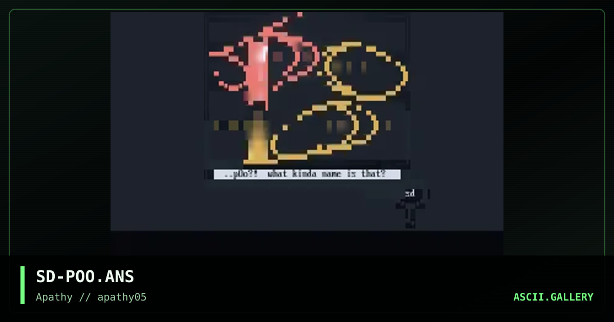 Poo, by sirdeath, 1995